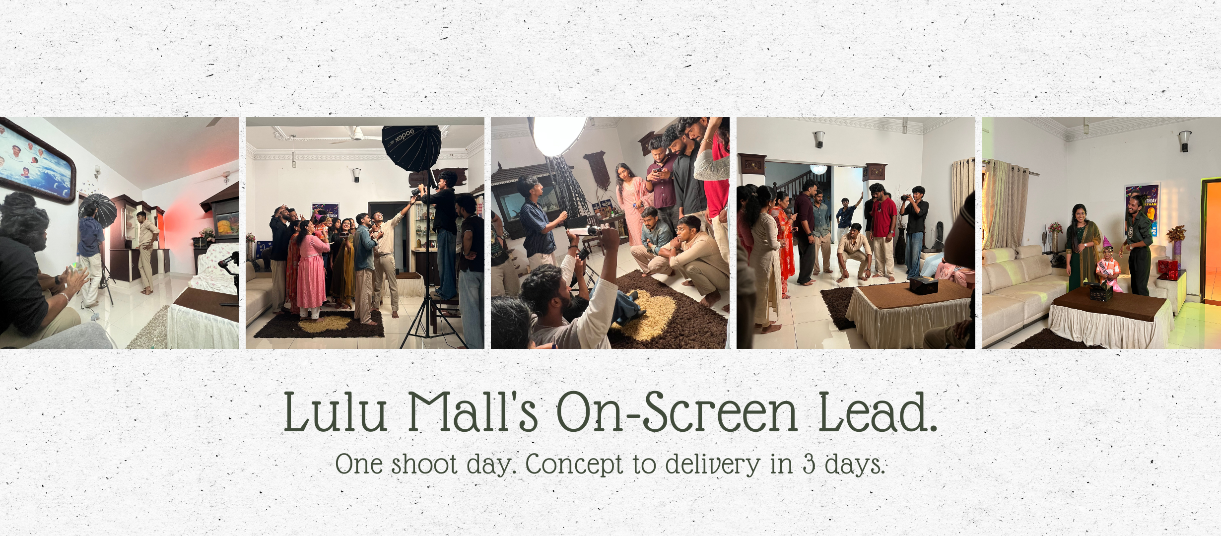 Sathya Narayanan performance consultant at Lulu Mall concept reel - from idea to execution in 3 days.